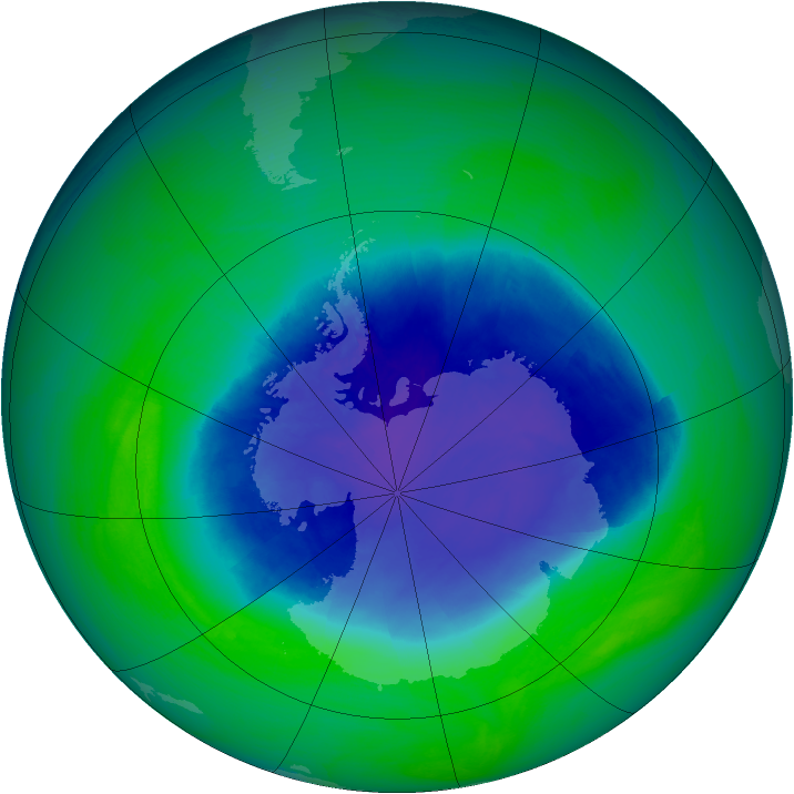 Ozone Map 2004-11-11